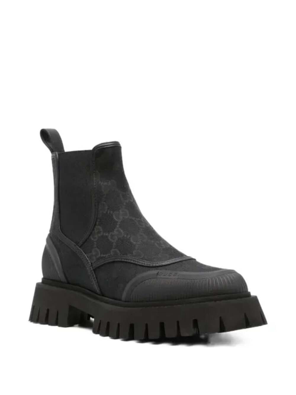 Gucci Novo GG Monogram Canvas Chelsea Boot